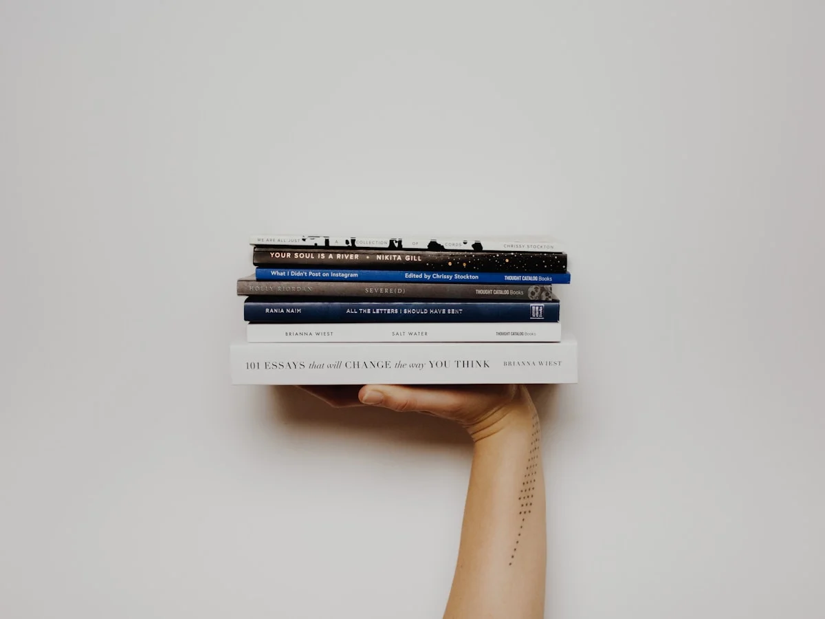 A dim library aisle lined with books